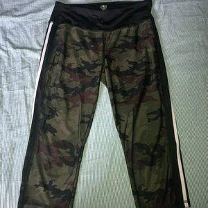camo workout pants